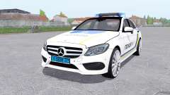 Mercedes-Benz C 250 AMG (W205) de la Police pour Farming Simulator 2017