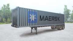 Die all-Metall-Auflieger Maersk für MudRunner