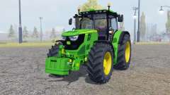 John Deere 6150R with weight pour Farming Simulator 2013