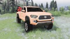 Toyota Tacoma TRD Off-Road Access Cab 2016 pour Spin Tires