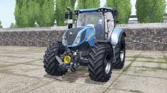 New Holland T6.140 new real sounds pour Farming Simulator 2017