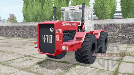 Kirovets K-710 roues jumelées pour Farming Simulator 2017
