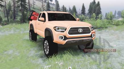 Toyota Tacoma TRD Off-Road Access Cab 2016 pour Spin Tires