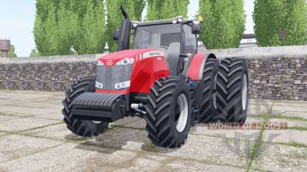 Massey Ferguson 8690 dual rear wheels für Farming Simulator 2017