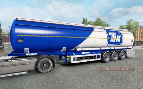 Die Auflieger-tank für Euro Truck Simulator 2