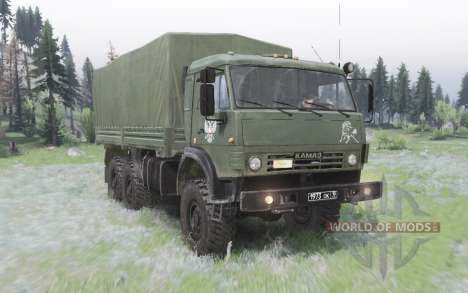 KamAZ 53501 Mustang pour Spin Tires