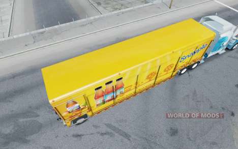 Semi-remorque pour le transport de boissons Mick pour American Truck Simulator