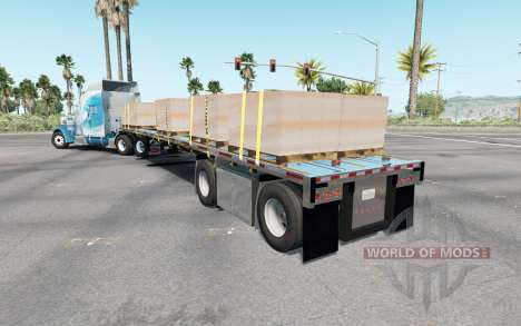 La semi-remorque plate-forme Wilson pour American Truck Simulator