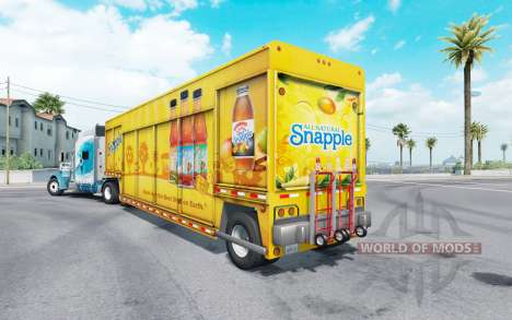 Semi-Tieflader für den Transport von Getränken M für American Truck Simulator