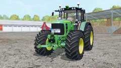 John Deere 7530 Premium front loader console pour Farming Simulator 2015