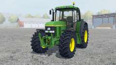 John Deere 6610 change wheels pour Farming Simulator 2013