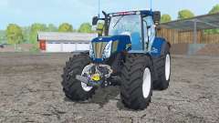 New Holland T7.270 dark blue für Farming Simulator 2015