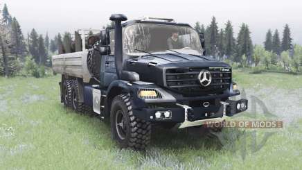 Mercedes-Benz Zetros 2733 A gunmetal pour Spin Tires