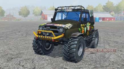 UAZ Hunter (315195-130) Monster pour Farming Simulator 2013