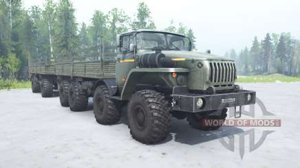 Ural-6614 Grau-grüne Farbe für MudRunner