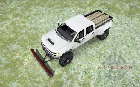 Chevrolet Silverado lifted pour Spintires MudRunner