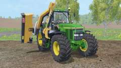 John Deere 7810 with municipal mower pour Farming Simulator 2015