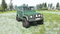 Land Rover Defender 90 Station Wagon 2000 für MudRunner