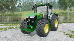 John Deere 7310R movable parts pour Farming Simulator 2015
