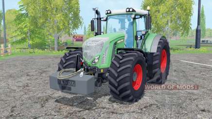 Fendt 936 Vario with weight pour Farming Simulator 2015