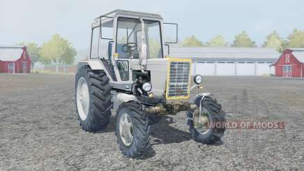MTZ-82.1 de la Biélorussie avec la lumière, la couleur grise pour Farming Simulator 2013