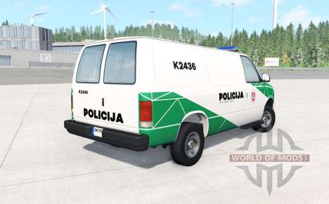 Gavril H-Series Lithuanian Police für BeamNG Drive