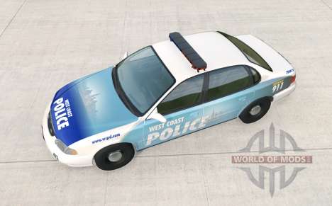 Ibishu Pessima 1996 West Coast Police pour BeamNG Drive