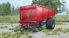 Kverneland Taarup Shuttle coral red pour Farming Simulator 2015