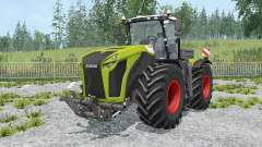 Claas Xerion 5000 Trac VC change wheels pour Farming Simulator 2015
