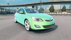 Opel Astra (J) 2010 medium spring green pour Euro Truck Simulator 2