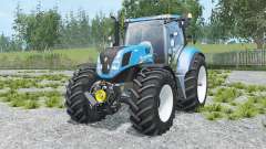 New Holland T7.240 spanish sky blue pour Farming Simulator 2015