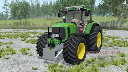 John Deere 7530 Premium moving elements pour Farming Simulator 2015