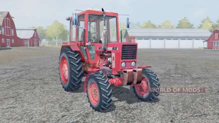 MTZ-82 brillant-couleur rouge pour Farming Simulator 2013