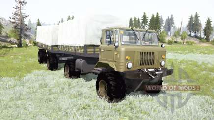 GAZ-66 châssis articulé pour MudRunner