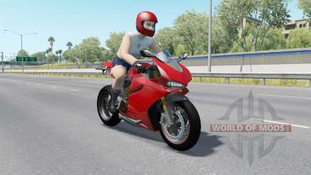 Motorcycle Traffic Pack v3.0 pour American Truck Simulator