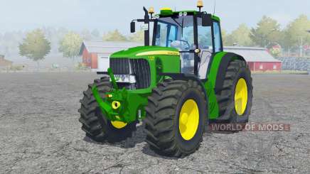 John Deere 7530 Premiuᶆ pour Farming Simulator 2013