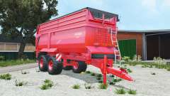 Krampe Bandit 750 pigment red pour Farming Simulator 2015