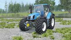 New Holland T6.160 rich electric blue für Farming Simulator 2015