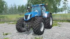 New Holland T7.270 spanish sky blue für Farming Simulator 2015