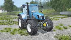 New Holland T6.160 real engine pour Farming Simulator 2015