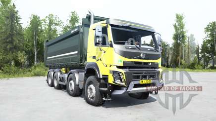 Volvo FMX 500 8x8 Day Cab tipper 2013 pour MudRunner