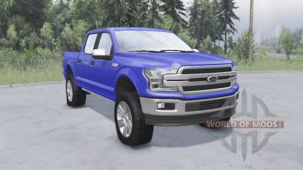 Ford F-150 Lariat SuperCrew 2018 pour Spin Tires