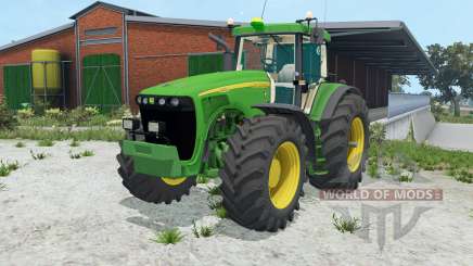 John Deere 8520 double wheels pour Farming Simulator 2015