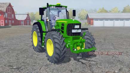 John Deere 7530 Premium avant loadeᶉ pour Farming Simulator 2013