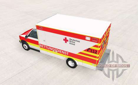 Gavril H-Series German Ambulance für BeamNG Drive