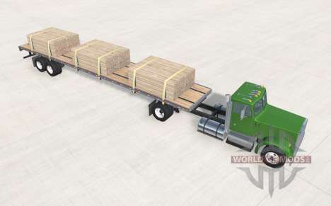 Gavril T-Series with trailer pour BeamNG Drive