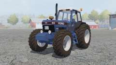 Ford 8630 Powershift cyan cornflower blue pour Farming Simulator 2013