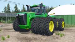 John Deere 9620R triple wheels pour Farming Simulator 2015