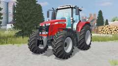 Massey Ferguson 7616 added wheels für Farming Simulator 2015
