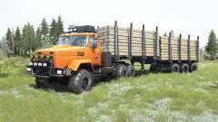 KrAZ-6322 leuchtend orange Farbe für MudRunner